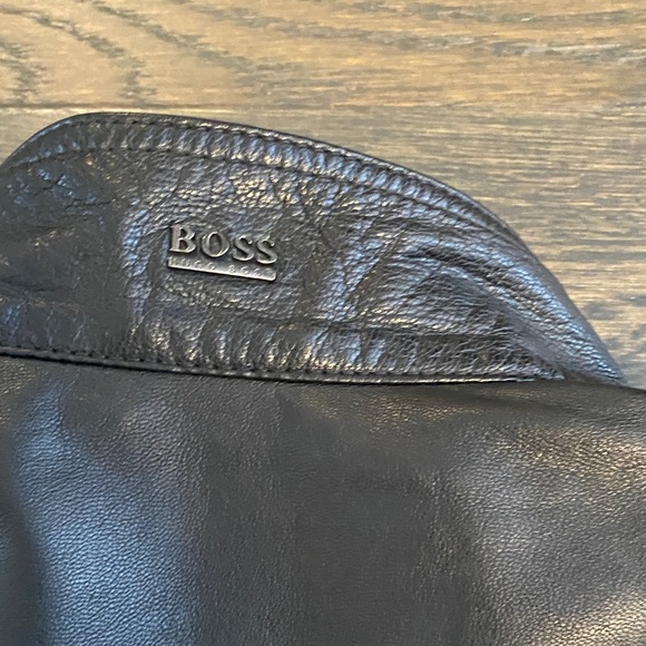 Hugo Boss Black Leather Jacket - Picture 6 of 7